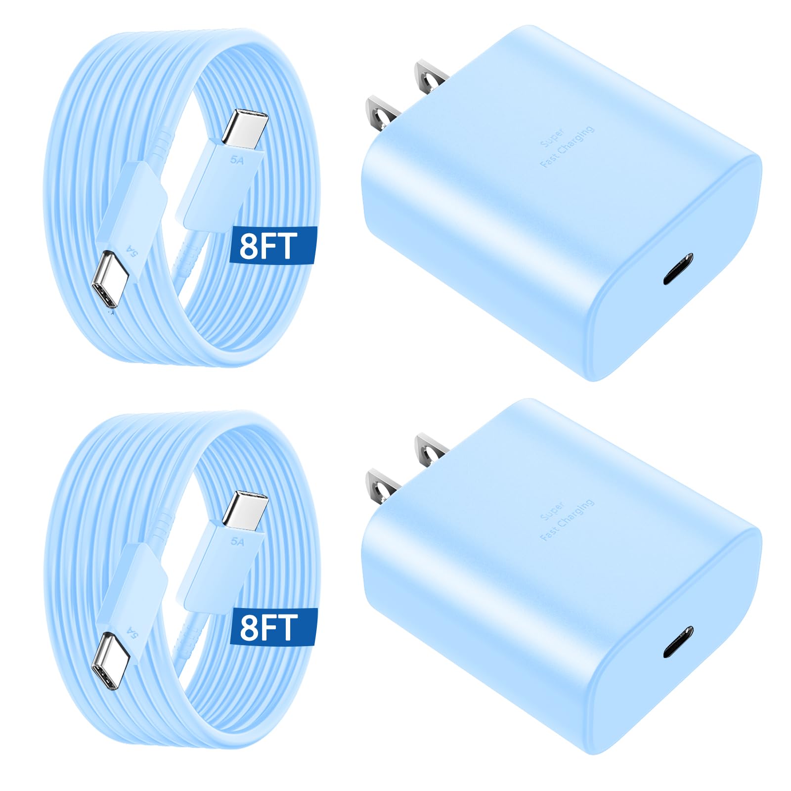 45W Samsung Super Fast Phone Charger, USB C Fast Charger Samsung Charge Fast Charging Cord Samsung Galaxy S25 S24 Ultra Charge 10FT Type C Charging Cable for Samsung Galaxy S25 Ultra/S25/S24/S23/S22